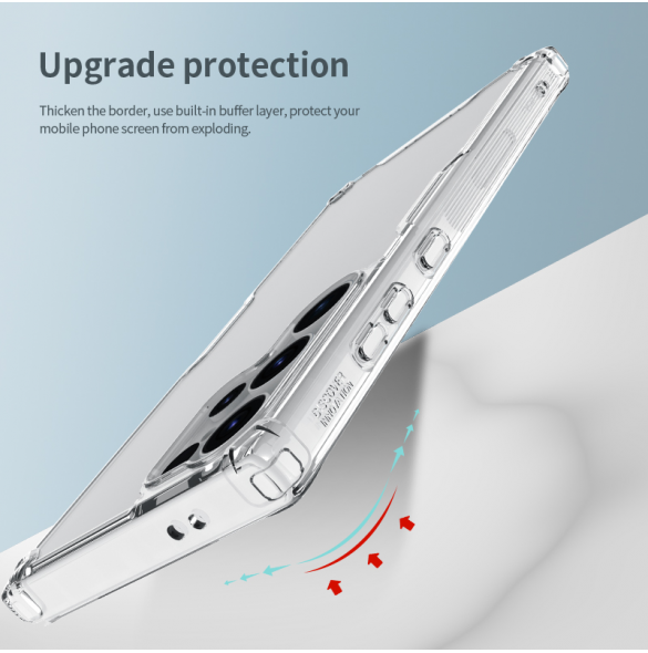 Nillkin Nature TPU PRO skal till Samsung Galaxy S24 Ultra Transparent