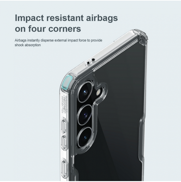 Nillkin Nature TPU PRO skal till Samsung Galaxy S24 Transparent
