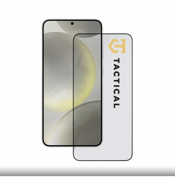 Tactical Glass Shield 5D för Samsung Galaxy S24+, Galaxy S25+ Svart