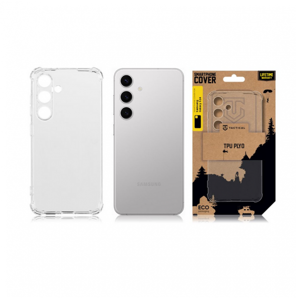 Tactical TPU Plyo Cover för Samsung Galaxy S24 Transparent