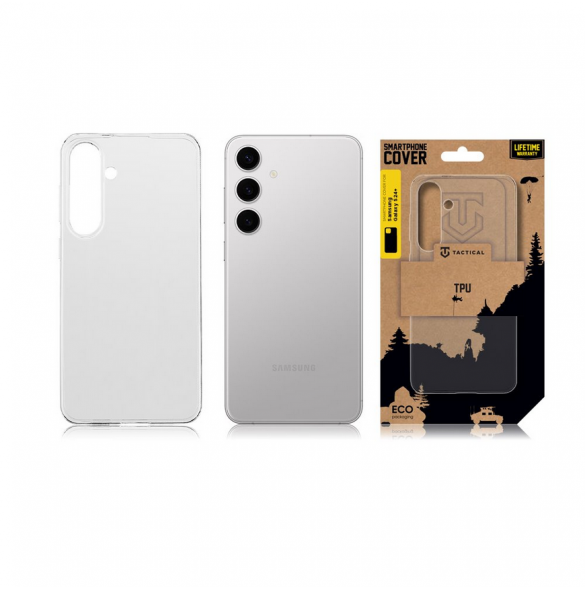 Taktisk TPU-skal för Samsung Galaxy S24+ Transparent