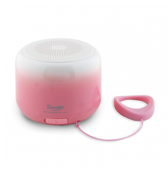 Hello Kitty Mini Bluetooth-högtalare Kitty Head Logotyp Rosa