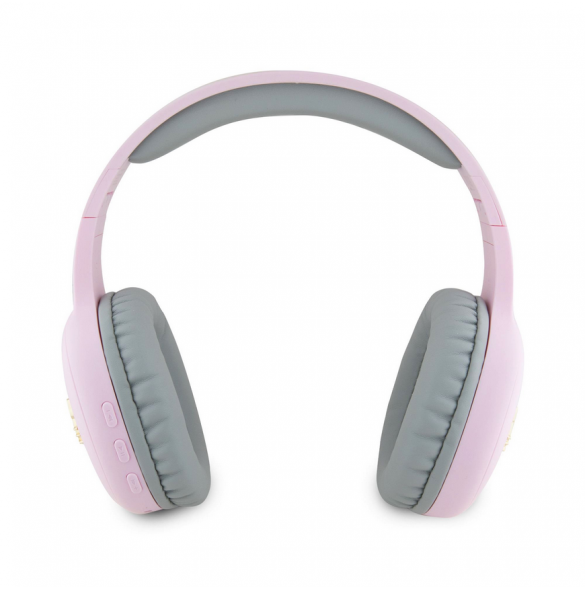 Hello Kitty Bicolor Kitty Metallhuvud Logotyp Bluetooth stereohörlurar Rosa