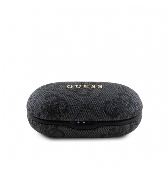 Guess True Wireless 4G PU Metal Logo BT5.3 Stereo hörlurar Svart
