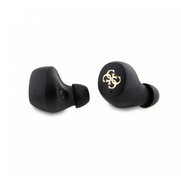 Guess True Wireless 4G PU Metal Logo BT5.3 Stereo hörlurar Svart