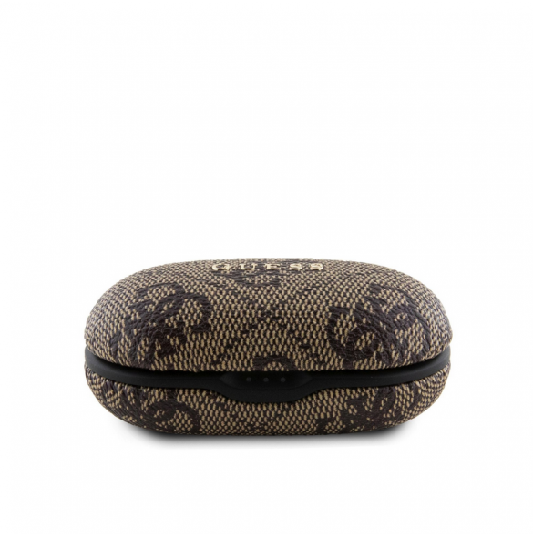 Guess True Wireless 4G PU Metal Logo BT5.3 Stereo hörlurar Brun