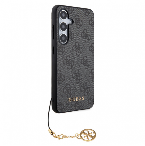 Guess 4G Charms Bakskal till Samsung Galaxy S24+ Grå