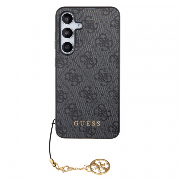 Guess 4G Charms Bakskal till Samsung Galaxy S24 Grey
