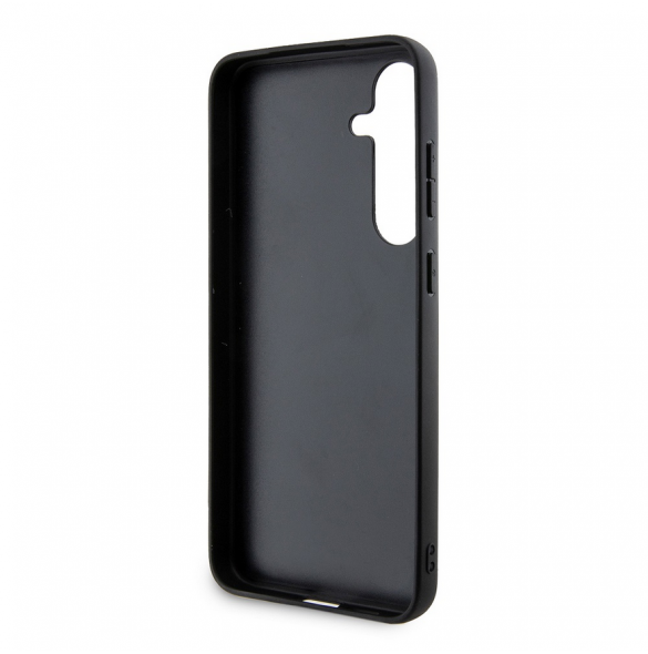 Ferrari PU Läder Bottom Carbon Bakskal till Samsung Galaxy S24+ Svart