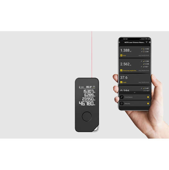 HOTO Smart Laser Measure Pro Svart