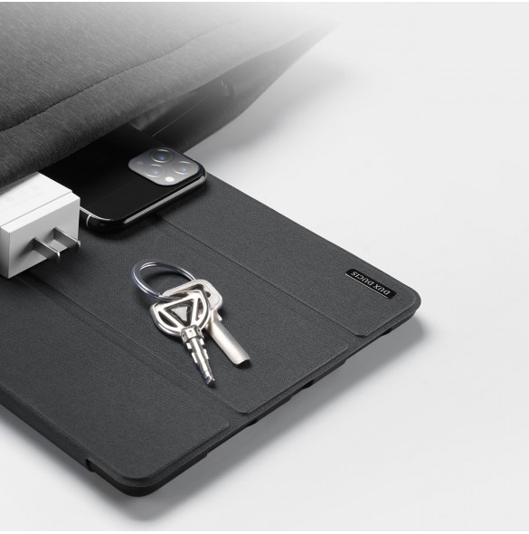 Dux Ducis Domo vikbart skal till surfplatta med Smart Sleep-funktion Samsung Galaxy Tab S8/S9 Ultra-stativ svart
