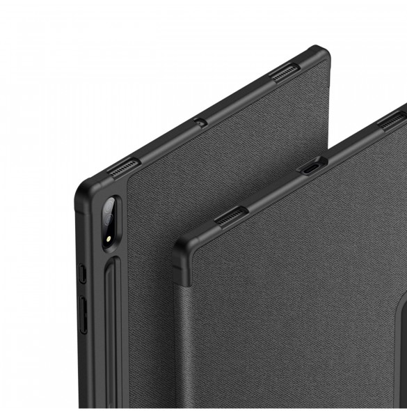 Dux Ducis Domo vikbart skal till surfplatta med Smart Sleep-funktion Samsung Galaxy Tab S8/S9 Ultra-stativ svart