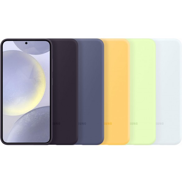EF-PS926TEE Samsung Silikonskal till Galaxy S24+ Mörkviolett