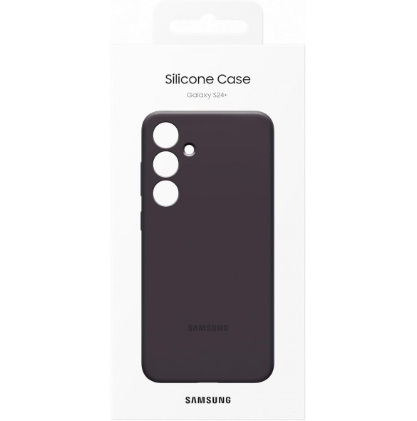 EF-PS926TEE Samsung Silikonskal till Galaxy S24+ Mörkviolett