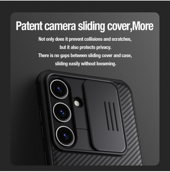 Nillkin CamShield PRO Magnetic Hard Case för Samsung Galaxy S24+ Svart