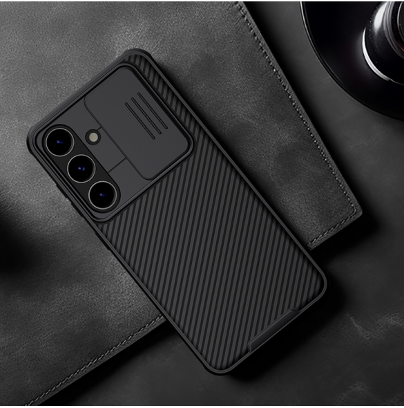 Nillkin CamShield PRO hårt fodral till Samsung Galaxy S24 Svart