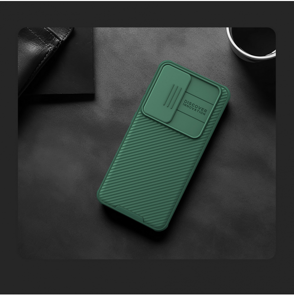 Nillkin CamShield PRO hårt fodral till Samsung Galaxy S24 Deep Green
