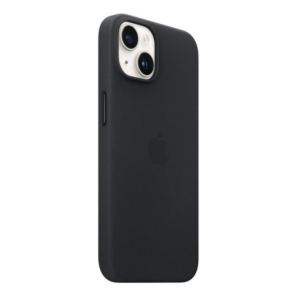 MPP93ZM/A Apple Leather Magsafe Skal för iPhone 14 Plus Midnight