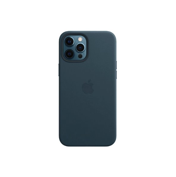 MHKK3FE/A Apple Leather Magsafe Skal för iPhone 12 Pro Max Baltic Blue
