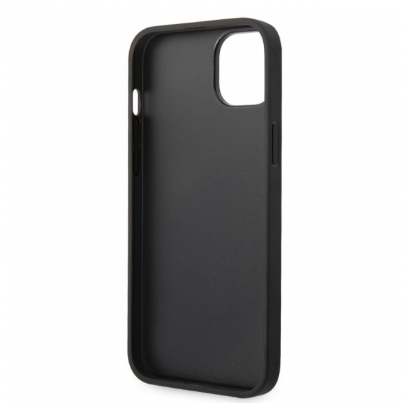 Karl Lagerfeld Saffiano Monogram Fodral för iPhone 14 Plus Svart