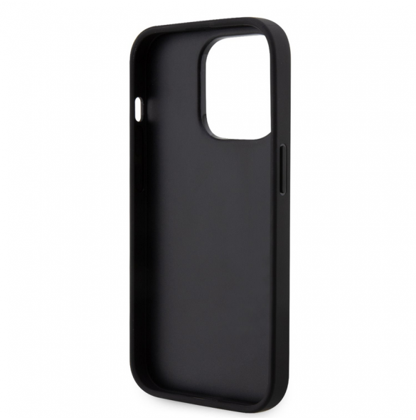 Karl Lagerfeld Saffiano Monogram Card Slot Case för iPhone 13 Pro Black