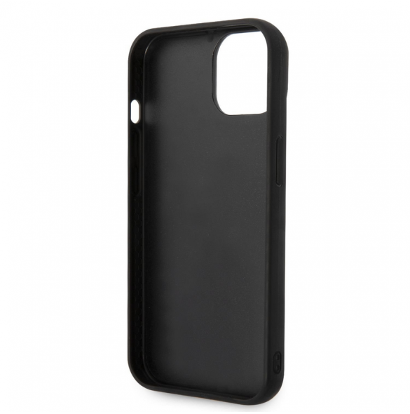 Karl Lagerfeld Quilted Puffy Ikonik Logo-fodral för iPhone 14 Plus Svart