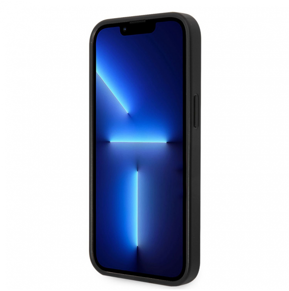 Karl Lagerfeld PU Saffiano Karl Head Fodral till iPhone 14 Plus Svart