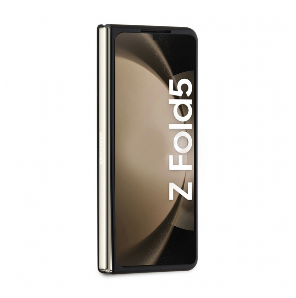 Karl Lagerfeld flytande silikon Ikonik NFT-fodral till Samsung Galaxy Z Fold 5 Svart