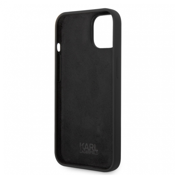 Karl Lagerfeld Liquid Silicone Choupette NFT-fodral till iPhone 14 Plus Svart