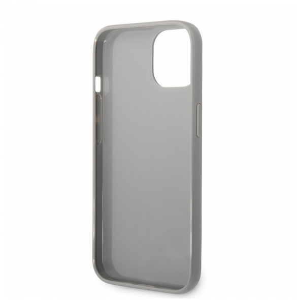 Karl Lagerfeld Iridescent Monogram Case för iPhone 14 Plus Silver