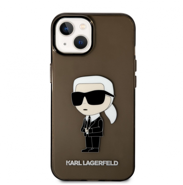 Karl Lagerfeld IML Ikonik NFT Fodral till iPhone 14 Plus Svart