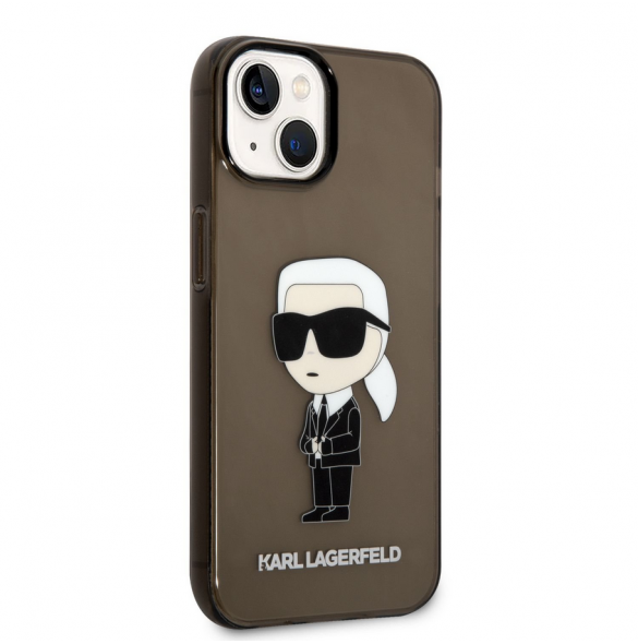 Karl Lagerfeld IML Ikonik NFT Fodral till iPhone 14 Plus Svart