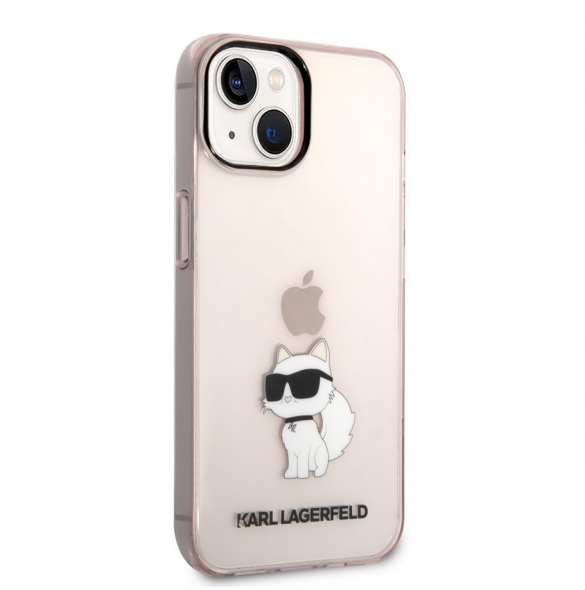 Karl Lagerfeld IML Choupette NFT-fodral till iPhone 14 Plus Rosa