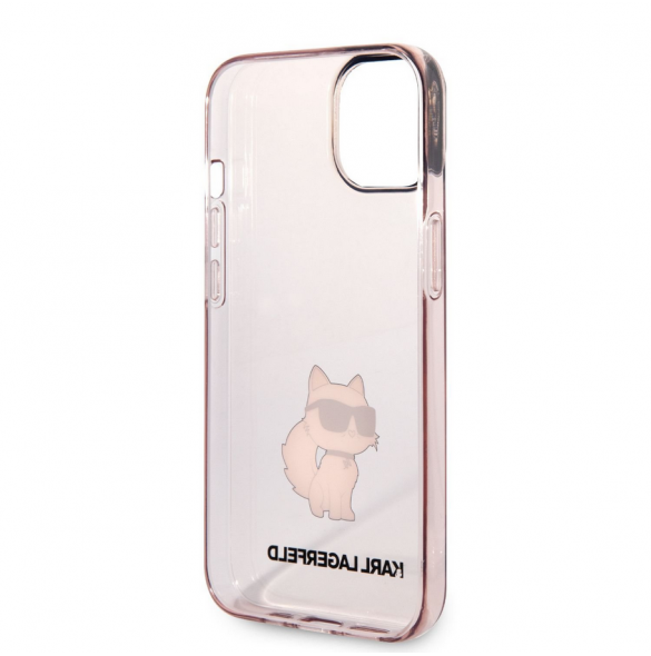Karl Lagerfeld IML Choupette NFT-fodral till iPhone 14 Plus Rosa