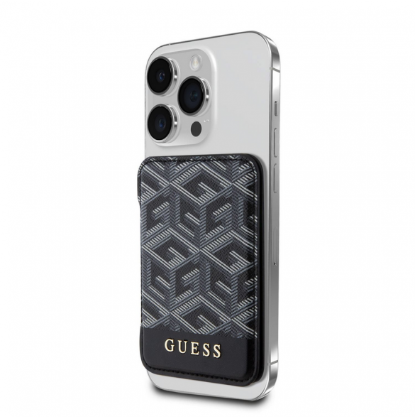 Guess G Cube MagSafe kortplats Svart