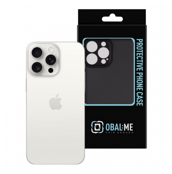 OBAL:ME NetShield Skal till Apple iPhone 15 Pro Max Svart