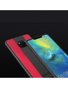 Rött och väldigt snyggt skydd för Huawei Mate 20 Pro.