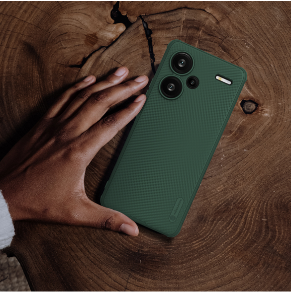 Nillkin Super Frosted PRO Back Cover för Xiaomi Redmi Note 13 Pro+ 5G Deep Green