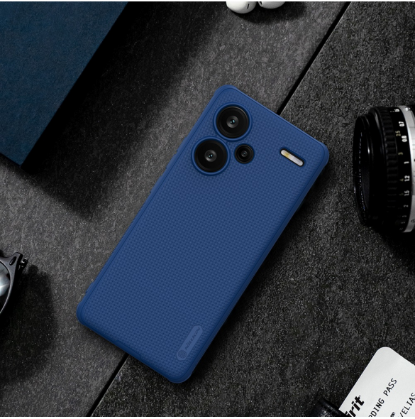 Nillkin Super Frosted PRO Back Cover för Xiaomi Redmi Note 13 Pro+ 5G Blue