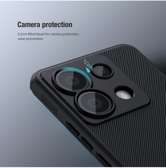Nillkin Super Frosted PRO Back Cover för Xiaomi Redmi Note 13 Pro 5G/Poco X6 5G Red