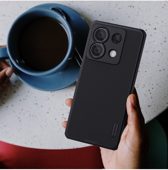 Nillkin Super Frosted PRO bakstycke till Xiaomi Redmi Note 13 Pro 5G/Poco X6 5G Svart