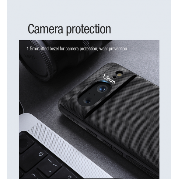 Nillkin Super Frosted PRO Magnetic Back Cover för Google Pixel 8 Black