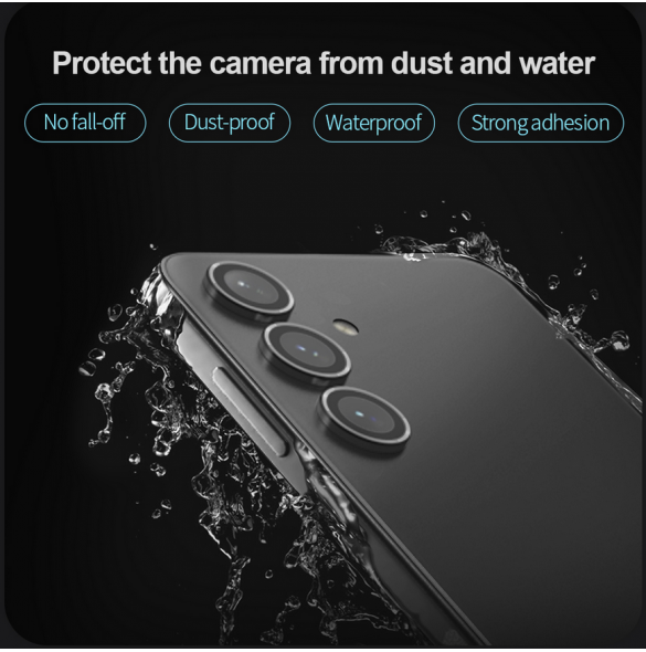 Nillkin CLRFilm kamera härdat glas för Samsung Galaxy S24 Svart