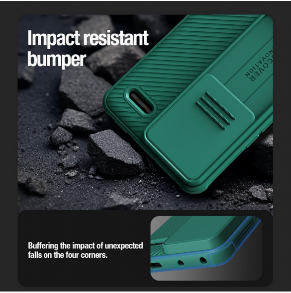 Nillkin CamShield PRO hårt fodral till Xiaomi Redmi Note 13 Pro+ 5G Svart