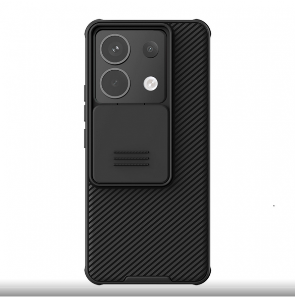 Nillkin CamShield PRO hårt fodral för Xiaomi Redmi Note 13 Pro 5G/ Poco X6 5G Svart