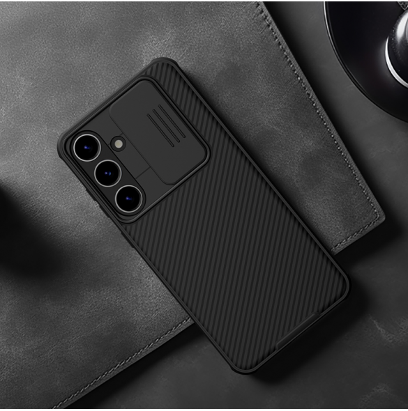 Nillkin CamShield PRO hårt fodral för Samsung Galaxy S24+ Svart
