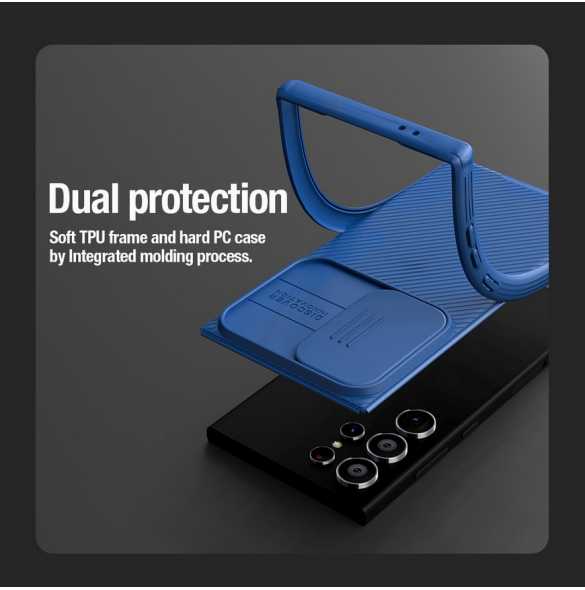 Nillkin CamShield PRO hårt fodral till Samsung Galaxy S24 Ultra Deep Green