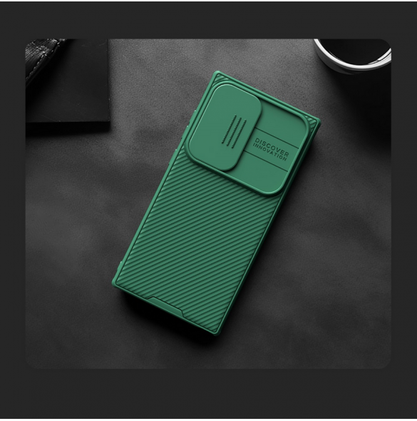Nillkin CamShield PRO hårt fodral till Samsung Galaxy S24 Ultra Deep Green