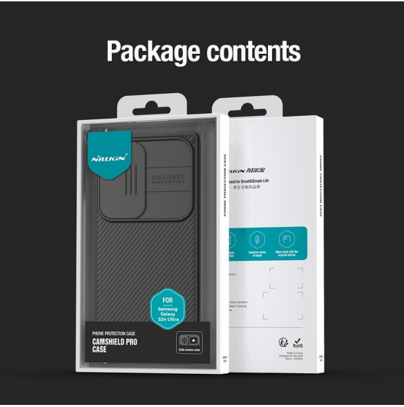 Nillkin CamShield PRO hårt fodral till Samsung Galaxy S24 Ultra Deep Green