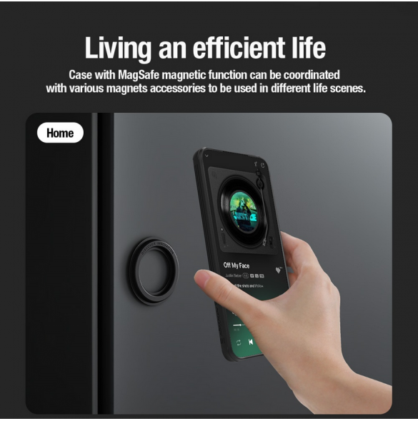 Nillkin CamShield PRO Magnetic Hard Case för Samsung Galaxy S24 Svart
